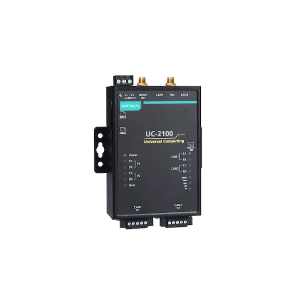 Moxa Arm-Based Wrlss-Enabled Palm-Sized Indust. Comp W/ Wid, Uc-2114-T-Lx UC-2114-T-LX - main